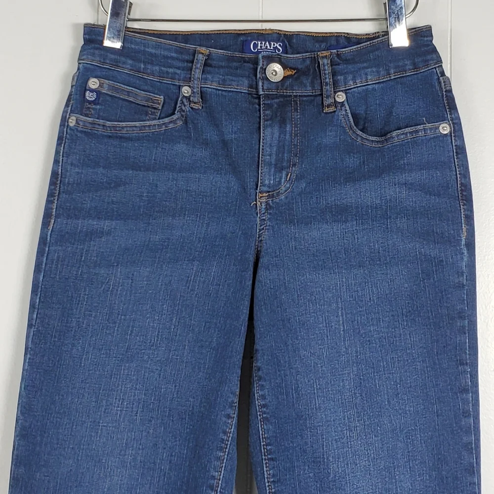Chaps highrise crop kick style jeans size 4